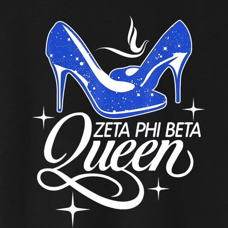 Zeta Phi Beta Sorority Sisterhood Women's Crop Top Tee