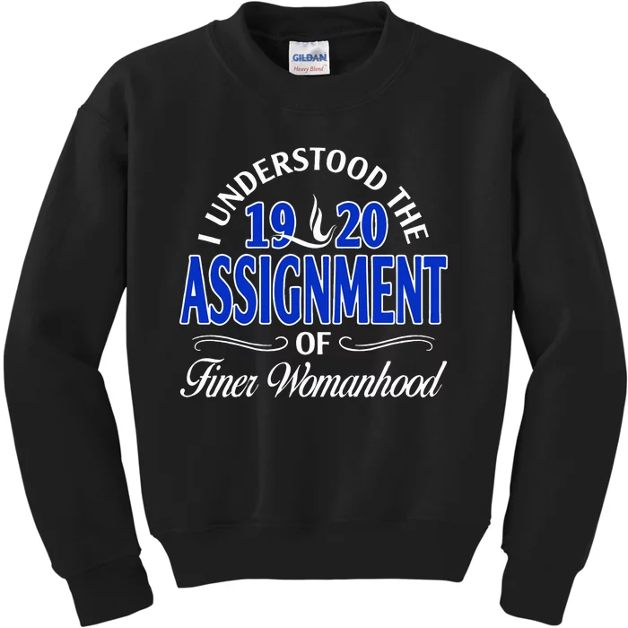 Zeta Phi Beta Since 1920 Sorority Kids Sweatshirt