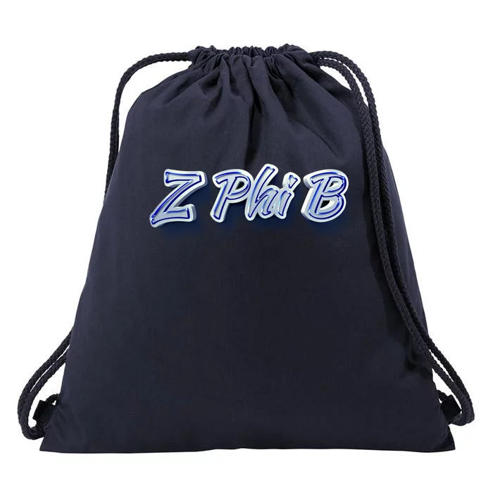 Z Phi B Zeta Meaningful Gift Drawstring Bag