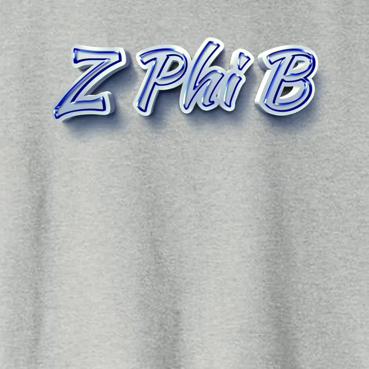 Z Phi B Zeta Meaningful Gift Women's Crop Top Tee