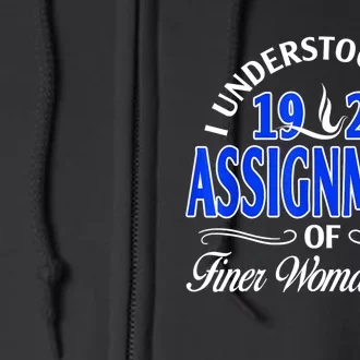 Zeta Phi Beta Sorority Sisterhood Full Zip Hoodie