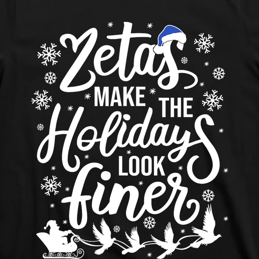 Zeta Phi Beta Sorority Sisterhood Christmas T-Shirt