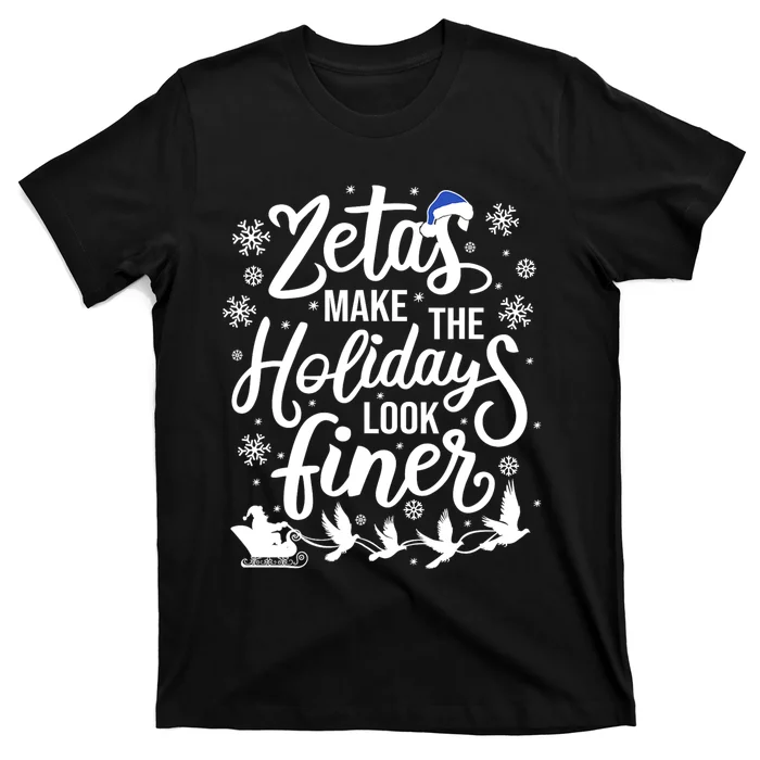 Zeta Phi Beta Sorority Sisterhood Christmas T-Shirt