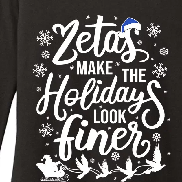 Zeta Phi Beta Sorority Sisterhood Christmas Womens CVC Long Sleeve Shirt