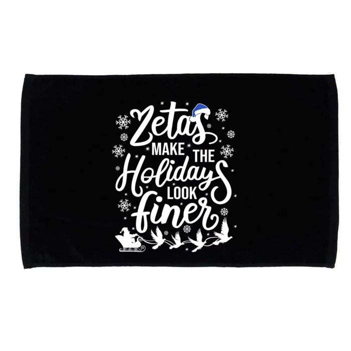 Zeta Phi Beta Sorority Sisterhood Christmas Microfiber Hand Towel