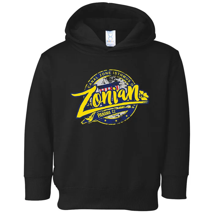 Zonian Panama Cz Panama Canal Zone Toddler Hoodie