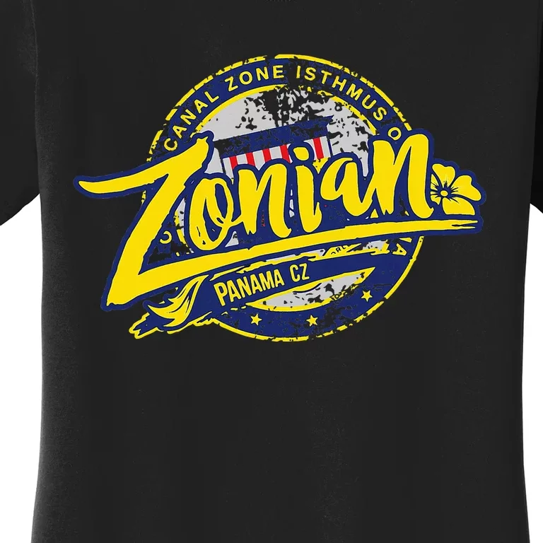 Zonian Panama Cz Panama Canal Zone Women's T-Shirt