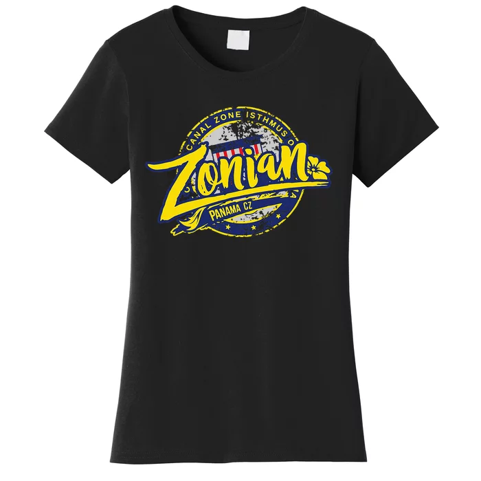 Zonian Panama Cz Panama Canal Zone Women's T-Shirt