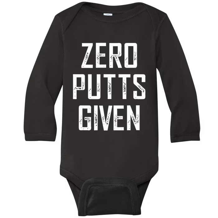 Zero Putts Given Baby Long Sleeve Bodysuit