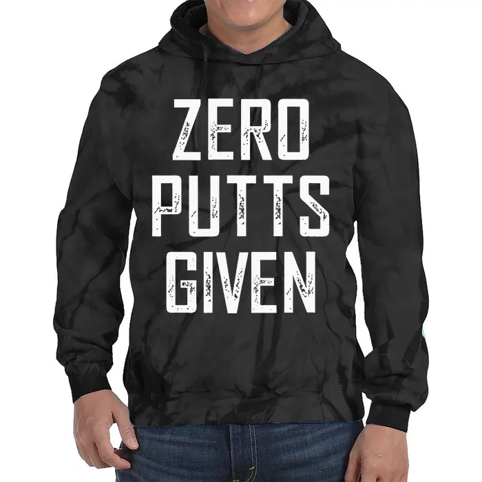 Zero Putts Given Tie Dye Hoodie