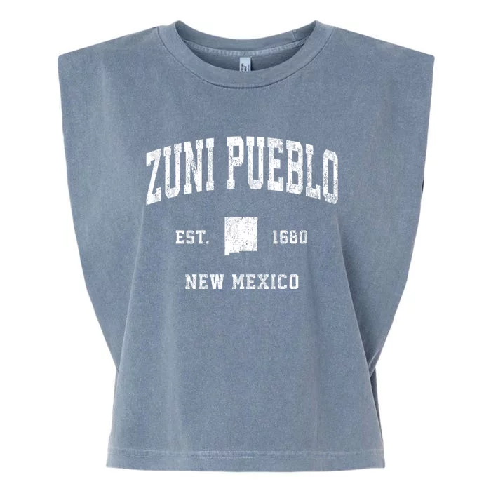 Zuni Pueblo New Mexico Nm Vintage Athletic Sports Garment-Dyed Women's Muscle Tee