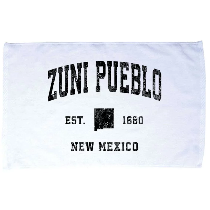 Zuni Pueblo New Mexico Nm Vintage Athletic Sports Microfiber Hand Towel