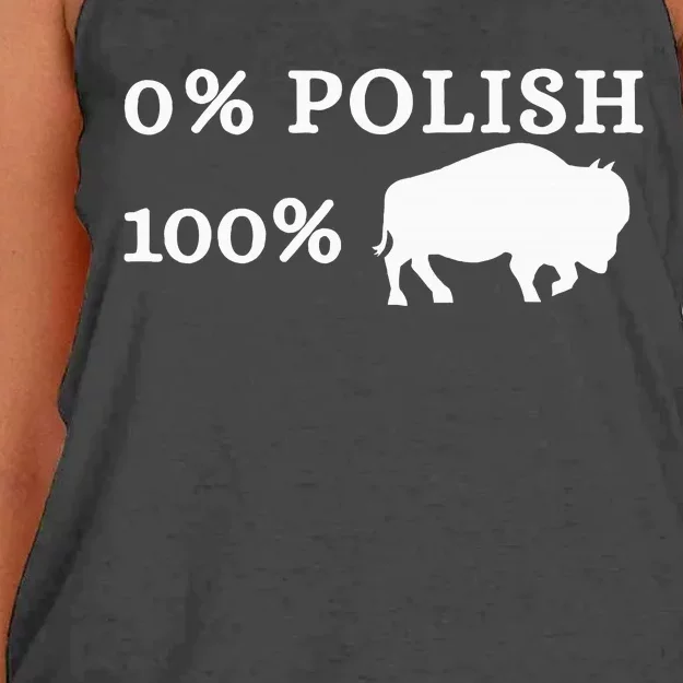 Zero Percent Polish 100 Percent Buffalo Women's Knotted Racerback Tank