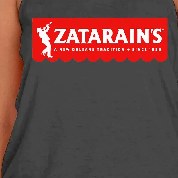 ZatarainS Primary Women's Knotted Racerback Tank