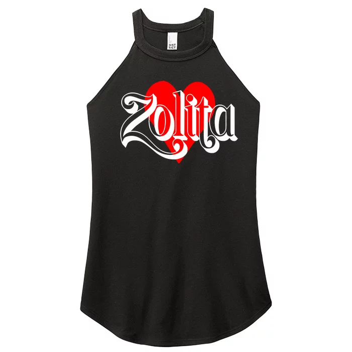 Zolita Queen Of Hearts Women’s Perfect Tri Rocker Tank