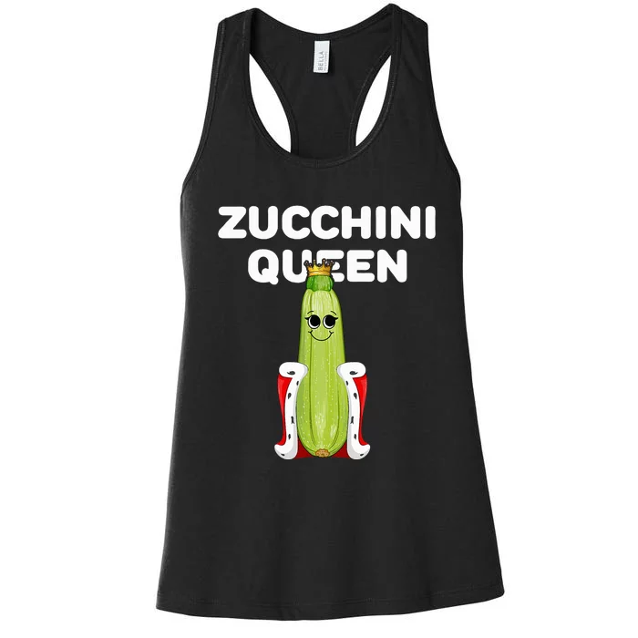 Zucchini Queen Zucchini Women's Racerback Tank