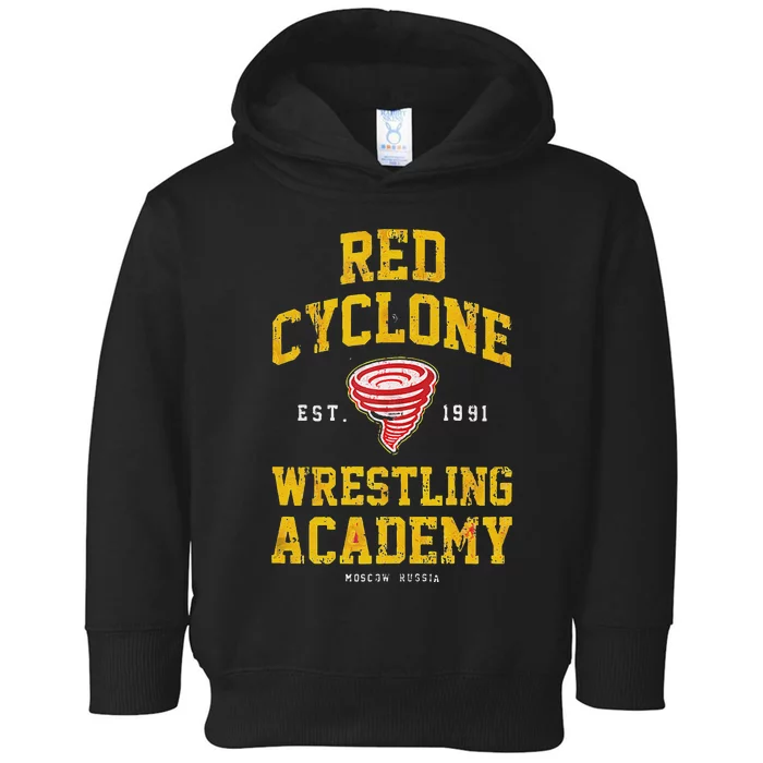 Zangief Red Cyclone Wrestling Academy Design Toddler Hoodie