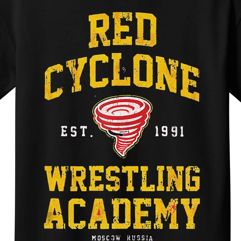 Zangief Red Cyclone Wrestling Academy Design Kids T-Shirt