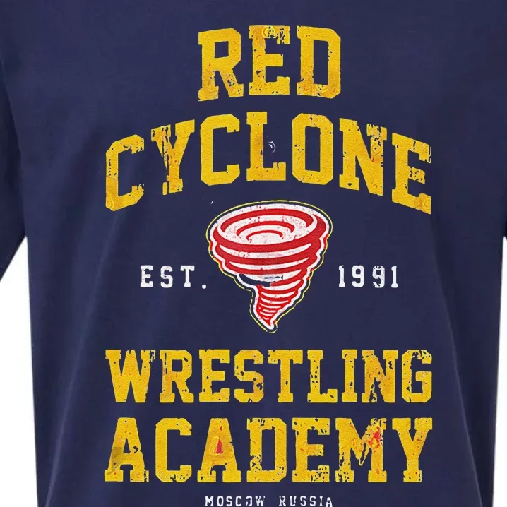 Zangief Red Cyclone Wrestling Academy Design Sueded Cloud Jersey T-Shirt