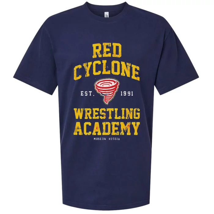 Zangief Red Cyclone Wrestling Academy Design Sueded Cloud Jersey T-Shirt