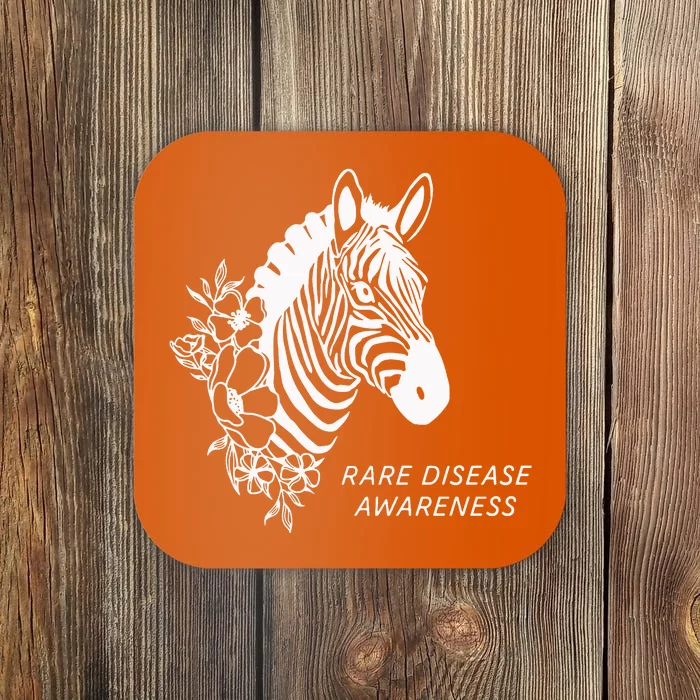 Zebra Rare Disease Awareness Rare Disease Coaster