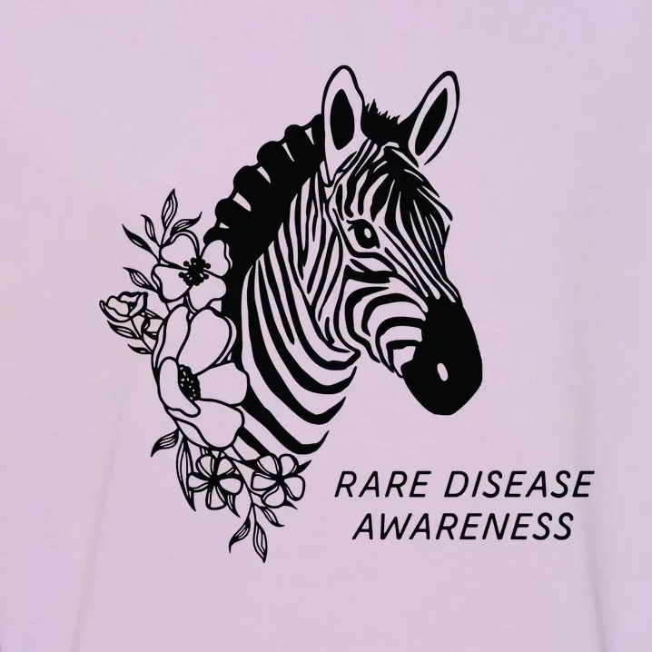 Zebra Rare Disease Awareness Rare Disease Garment-Dyed Sweatshirt