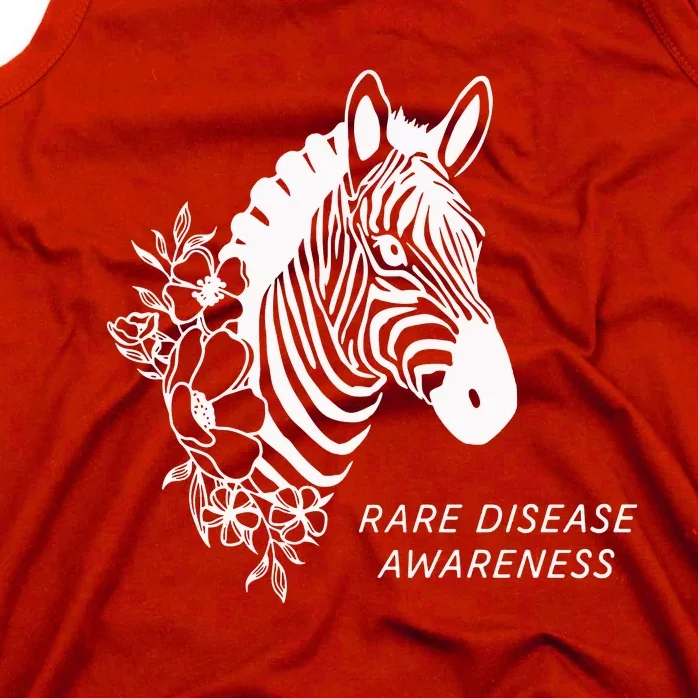 Zebra Rare Disease Awareness Rare Disease Tank Top