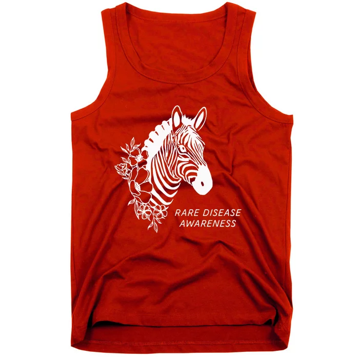 Zebra Rare Disease Awareness Rare Disease Tank Top