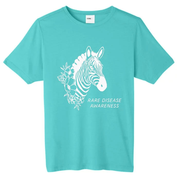 Zebra Rare Disease Awareness Rare Disease ChromaSoft Performance T-Shirt