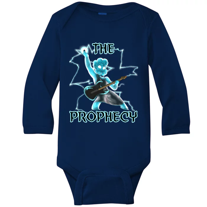 Zeus Rocks Out Baby Long Sleeve Bodysuit