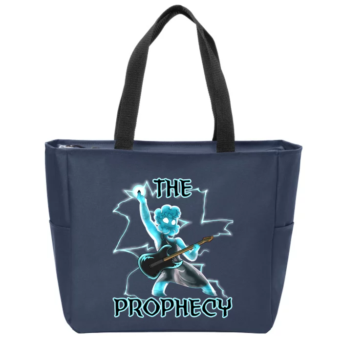 Zeus Rocks Out Zip Tote Bag