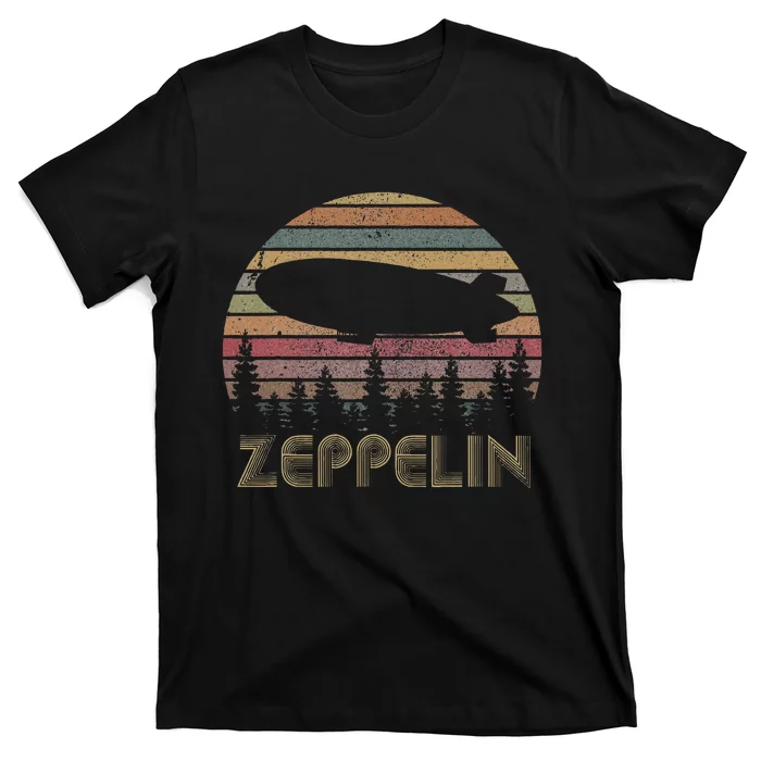 Zeppelin Retro Vintage Sunset 70s 80s T-Shirt