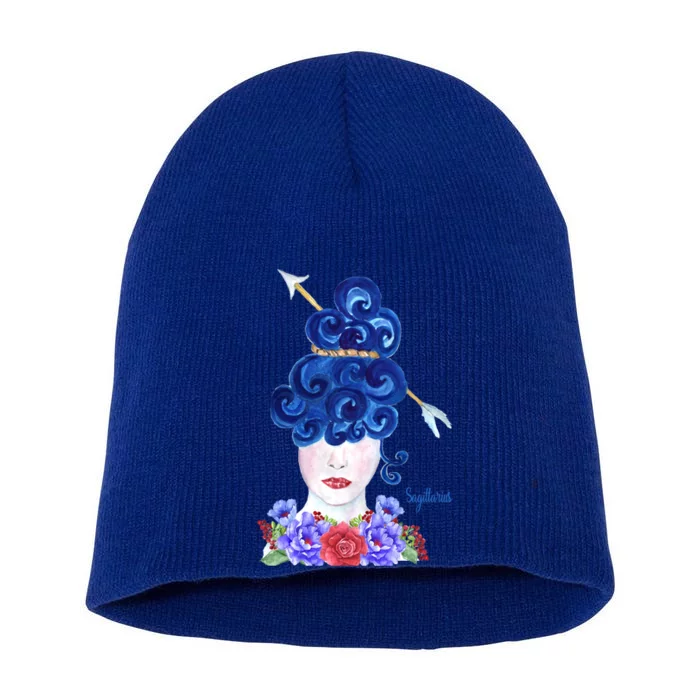 Zodiac Sagittarius Astrology The Archer Fire Gift Short Acrylic Beanie