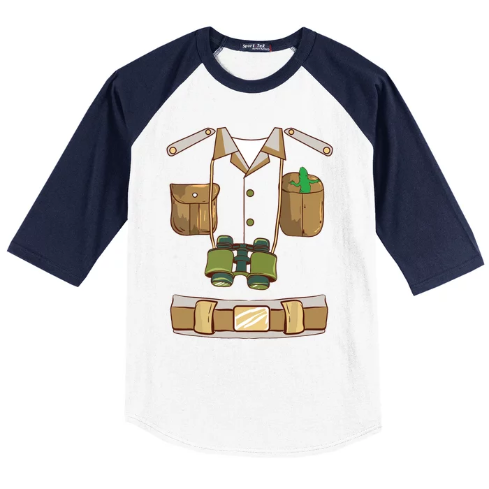 Zookeeper Safari Animal Lover Keeper Halloween Explorer Baseball Sleeve Shirt