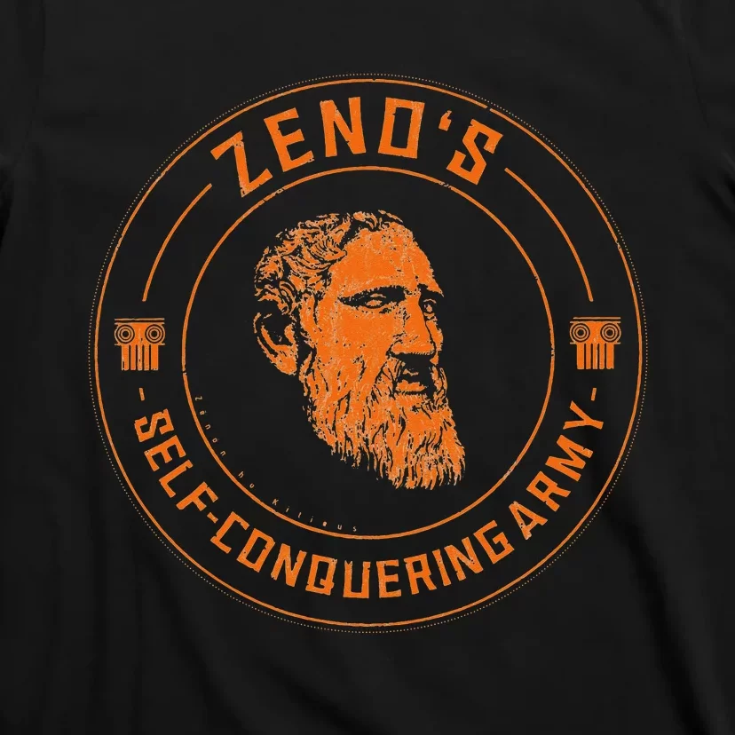 Zeno's SelfConquering Army Stoic Philosophy Stoicism T-Shirt