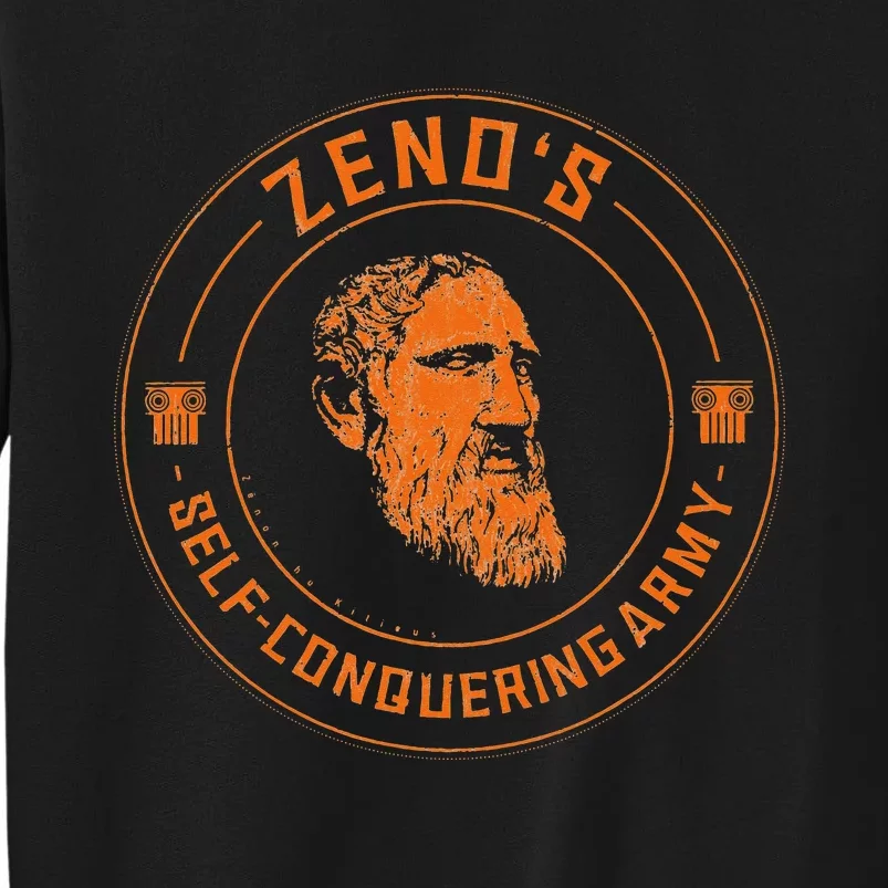 Zeno's SelfConquering Army Stoic Philosophy Stoicism Tall Sweatshirt