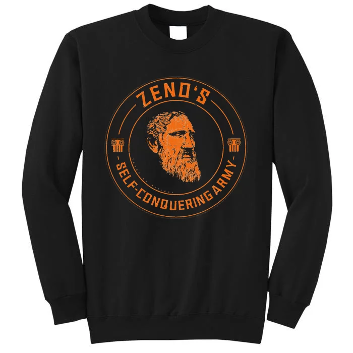 Zeno's SelfConquering Army Stoic Philosophy Stoicism Tall Sweatshirt