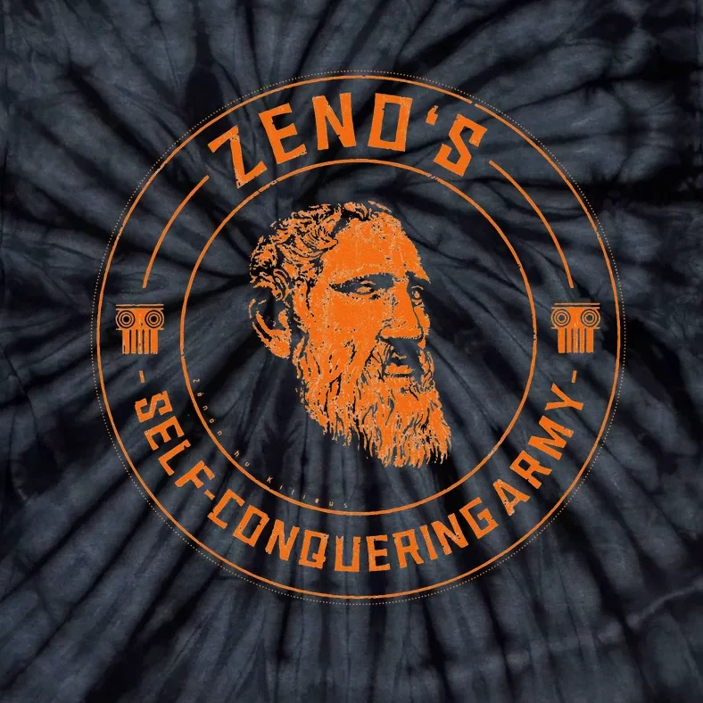 Zeno's SelfConquering Army Stoic Philosophy Stoicism Tie-Dye T-Shirt