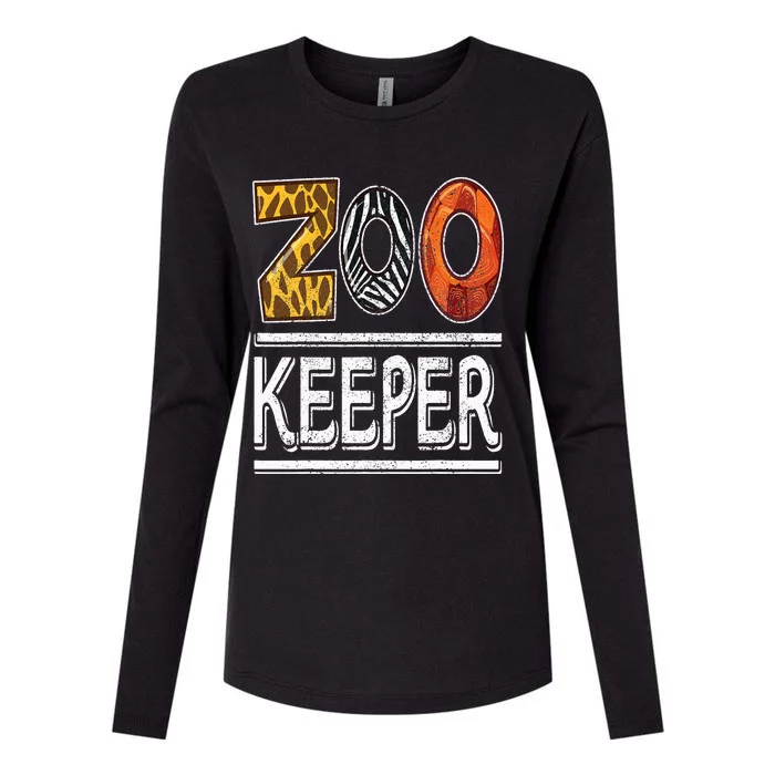 Zookeeper Safari Costume Adult Animal Print Zoo Keeper Womens Cotton Relaxed Long Sleeve T-Shirt