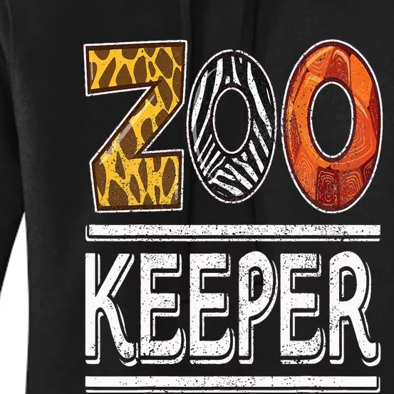 Zookeeper Safari Costume Adult Animal Print Zoo Keeper Women's Pullover Hoodie