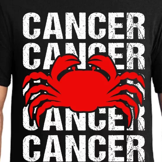 Zodiac Sign Cancer Crab Zodiac Gift Pajama Set