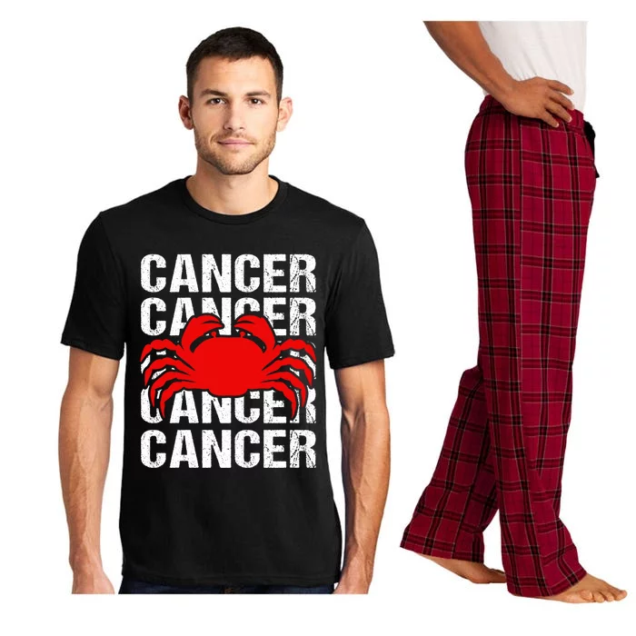 Zodiac Sign Cancer Crab Zodiac Gift Pajama Set