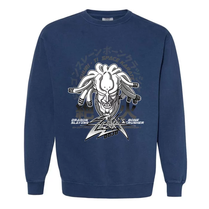 Zekka&X27;S Space Dojo Garment-Dyed Sweatshirt