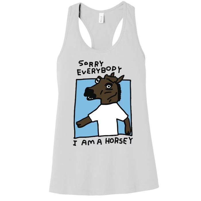 Zoebread Sorry Everybody I Am A Horsey Women's Racerback Tank