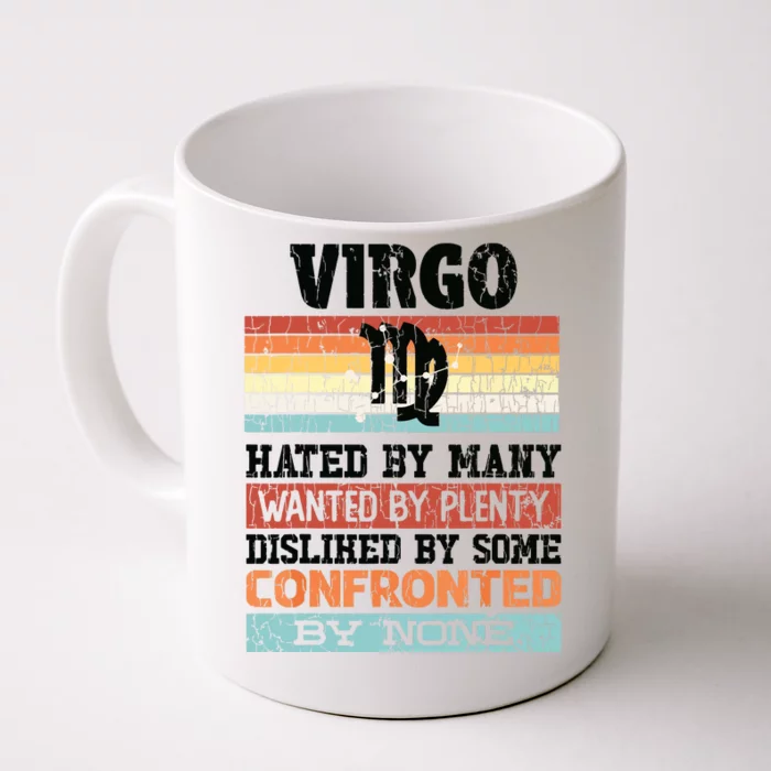 Zodiac Sign Funny Virgo Hated By Many Graphic Front & Back Coffee Mug