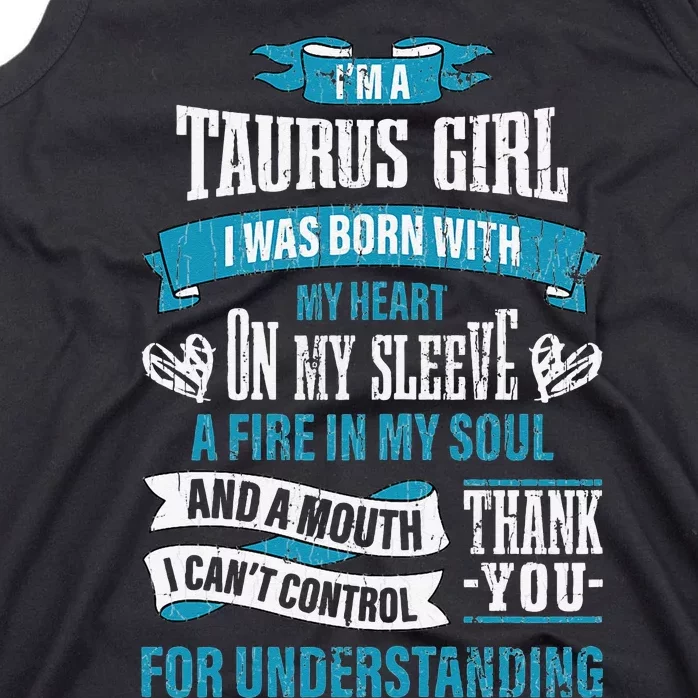 Zodiac Sign Funny I’m A Taurus Tank Top