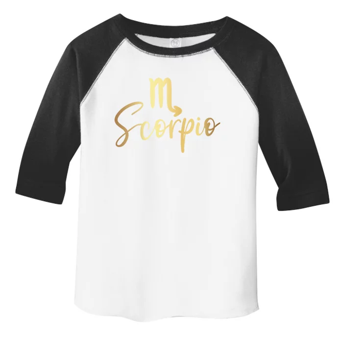 Zodiac Scorpio Funny Gift Toddler Fine Jersey T-Shirt