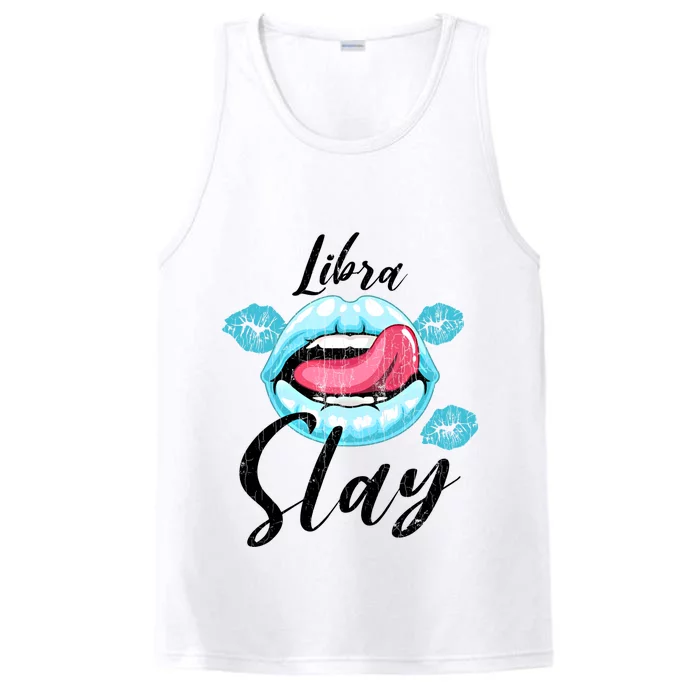 Zodiac Sign Funny Libra Slay Graphic Cute Gift Performance Tank