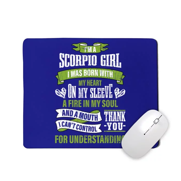 Zodiac Sign Funny I’m A Scorpio Graphic Cute Gift Mousepad