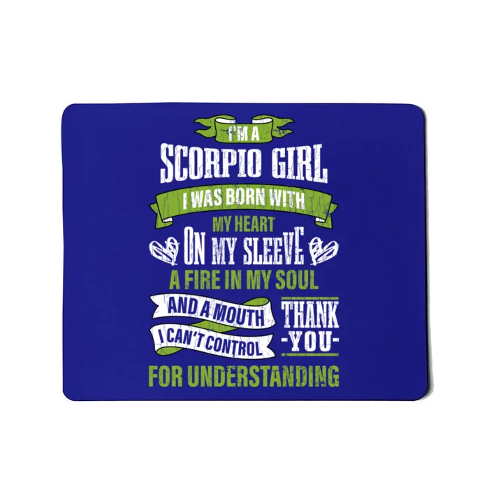 Zodiac Sign Funny I’m A Scorpio Graphic Cute Gift Mousepad